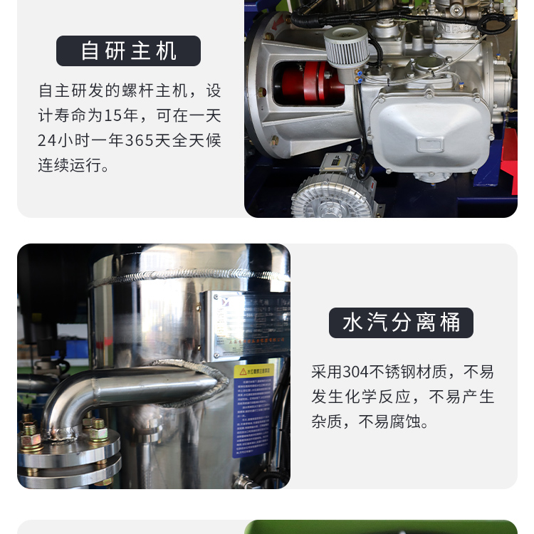 低压无油水润滑空压机