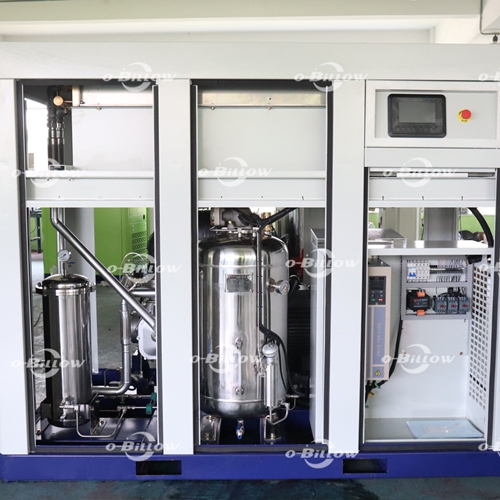 包装线如何配无油机